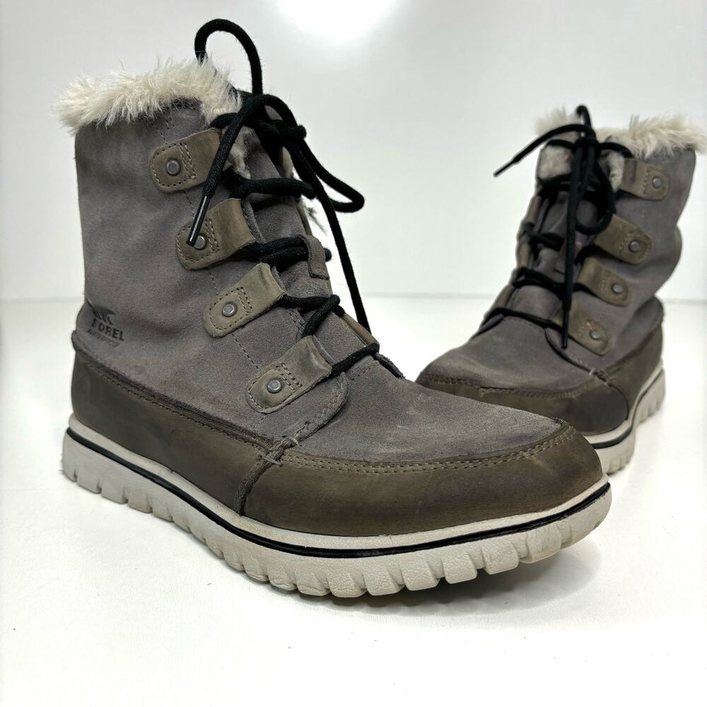 Sorel Explorer Cozy Joan Snow Winter Boot, Tall Sneaker Waterproof Faux Fur 10
